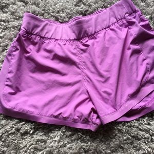 Athleta Purple Stretch Shorts